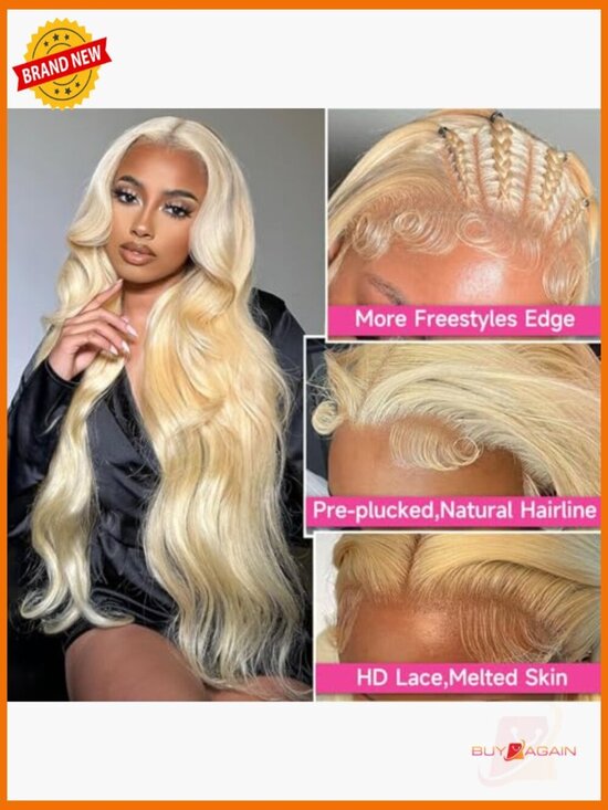 200 Density Human Hair Wig 13x6 HD Lace Front Pre Plucked Glueless